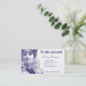 カードビクトリアンヴィンテージ衣類コスチューム コーリングカード (スタンド正面)