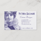 カードビクトリアンヴィンテージ衣類コスチューム コーリングカード (正面)