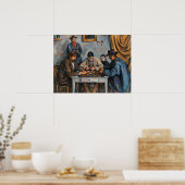 カードプレイヤーズポールセザンヌ絵画ズ・アート ポスター (キッチン)