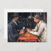 カードプレイヤーズポールセザンヌ絵画ズ・アート ポストカード (正面/裏面)
