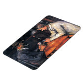 カードプレイヤーズポールセザンヌ絵画ズ・アート マグネット (左側)