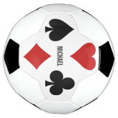 カードプレイヤー名前をカスタムするサッカーボール サッカーボール (回転)