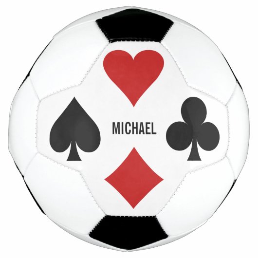 カードプレイヤー名前をカスタムするサッカーボール サッカーボール (正面)