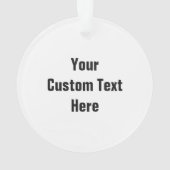 カードプレーヤーのカスタムなオーナメント オーナメント (裏面)