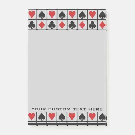 カードプレーヤーのカスタムなポスト・イット ポストイット (正面)