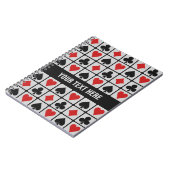 カードプレーヤーのカスタムのノート ノートブック (左側)