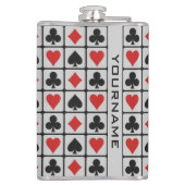 カードプレーヤーのカスタムのフラスコ フラスク (裏面)