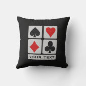 カードプレーヤーのカスタムの装飾用クッション クッション (裏面)