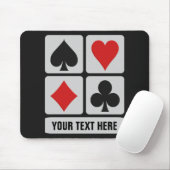 カードプレーヤーのカスタムのmousepad マウスパッド (マウス)