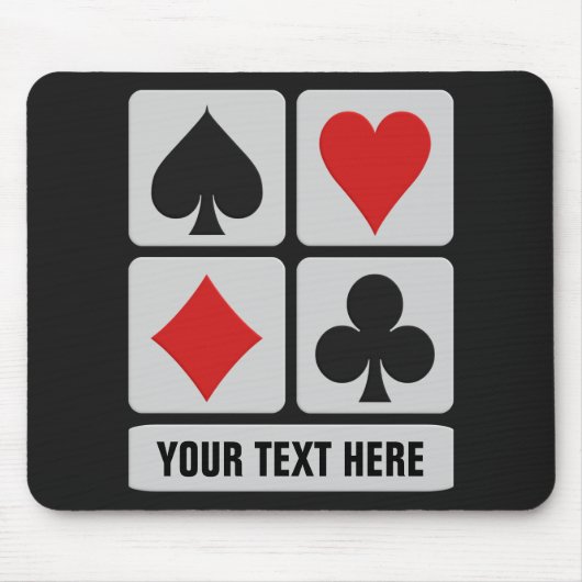 カードプレーヤーのカスタムのmousepad マウスパッド (正面)