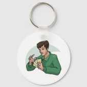 カードプレーヤーのキーチェーン キーホルダー (裏面)