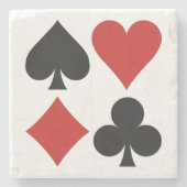 カードプレーヤーのコースター ストーンコースター (正面)