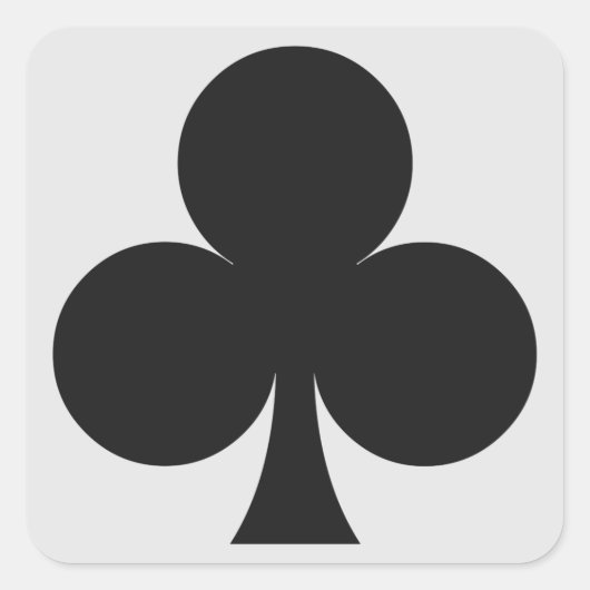 カードプレーヤーのシール – Club スクエアシール (正面)