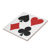 カードプレーヤーのセラミックタイル-すべての4つのスーツ タイル (側面)