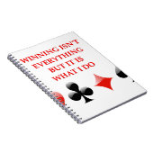 カードプレーヤーの冗談 ノートブック (右側)