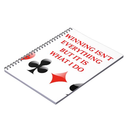 カードプレーヤーの冗談 ノートブック (左側)