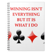 カードプレーヤーの冗談 ノートブック (正面)