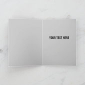 カードプレーヤーカスタムのグリーティングカード カード (内部)