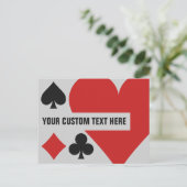 カードプレーヤーカスタムはがき ポストカード (スタンド正面)