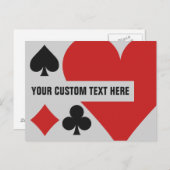 カードプレーヤーカスタムはがき ポストカード (正面/裏面)