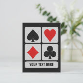 カードプレーヤーカスタムはがき ポストカード (スタンド正面)