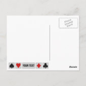 カードプレーヤーカスタムはがき ポストカード (裏面)