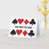 カードプレーヤーカスタムグリーティングカード カード (黄色い花)