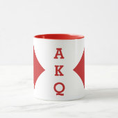 カードプレーヤーカスタムマグ – ダイヤモンド マグカップ (中央)