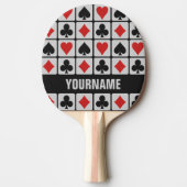 カードプレーヤーカスタム卓球ラケット 卓球ラケット (正面)