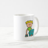 カードプレーヤー コーヒーマグカップ (正面右)