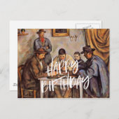 カードプレーヤー,ハッピーバースデー ポストカード (正面/裏面)