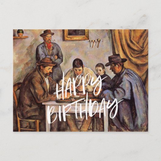 カードプレーヤー,ハッピーバースデー ポストカード (正面)