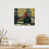 カードプレーヤー， 1883 ポスター (キッチン)