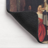 カードプレーヤー、c.1663-65 マウスパッド (コーナー)