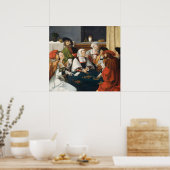 カードプレーヤー – Lucas van Leydenファインアートポスター ポスター (キッチン)