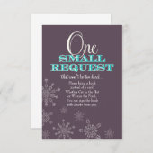 カードベビーシャワーの代わりに本 エンクロージャーカード (正面/裏面)