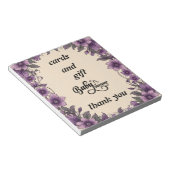 カードベビーシャワー ノートパッド (アングル)