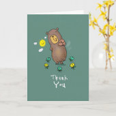 カードホルダーを指差してくれてありがとう。 カード (黄色い花)