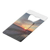 カードボトルオープナー写真サンセットハーバー クレジットカード栓抜き (正面アングル)