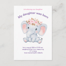 カードマイビューティフルドーター誕生日 エンクロージャーカード