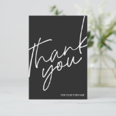 カードミニマルスモールビジネスサンキューカード サンキューカード (スタンド正面)