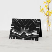 カードメンズファーザートゥパパアールデコ カード (黄色い花)