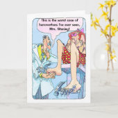 カードユーモアのあるの入れ口が良い カード (黄色い花)