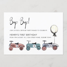 カードライブバイ誕生日パレード検疫第1パーティー 招待状