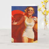 カードリタイアメントドリームランニングビーチズオンザレトロ カード (黄色い花)