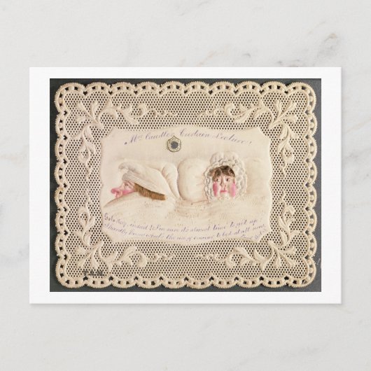 カードル夫人のカーテンレクチャービクトリアン、 ポストカード (正面)