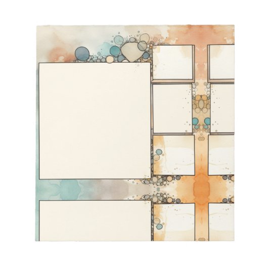 カードレイアウト スクラップブック ノートパッド (正面)