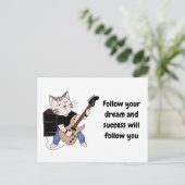 カードロック吸盤の音楽 ポストカード (スタンド正面)