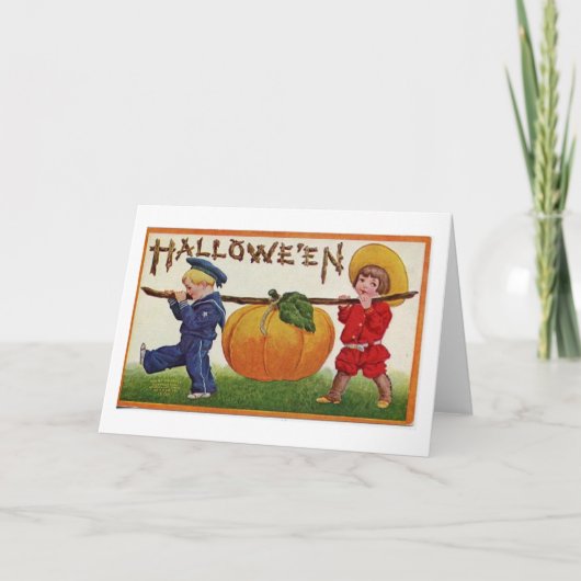 カードヴィンテージハロウィーン カード (正面)