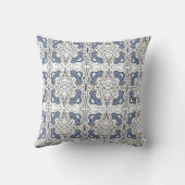 カードードルパターンブルーブラックキッズベビー クッション (裏面)